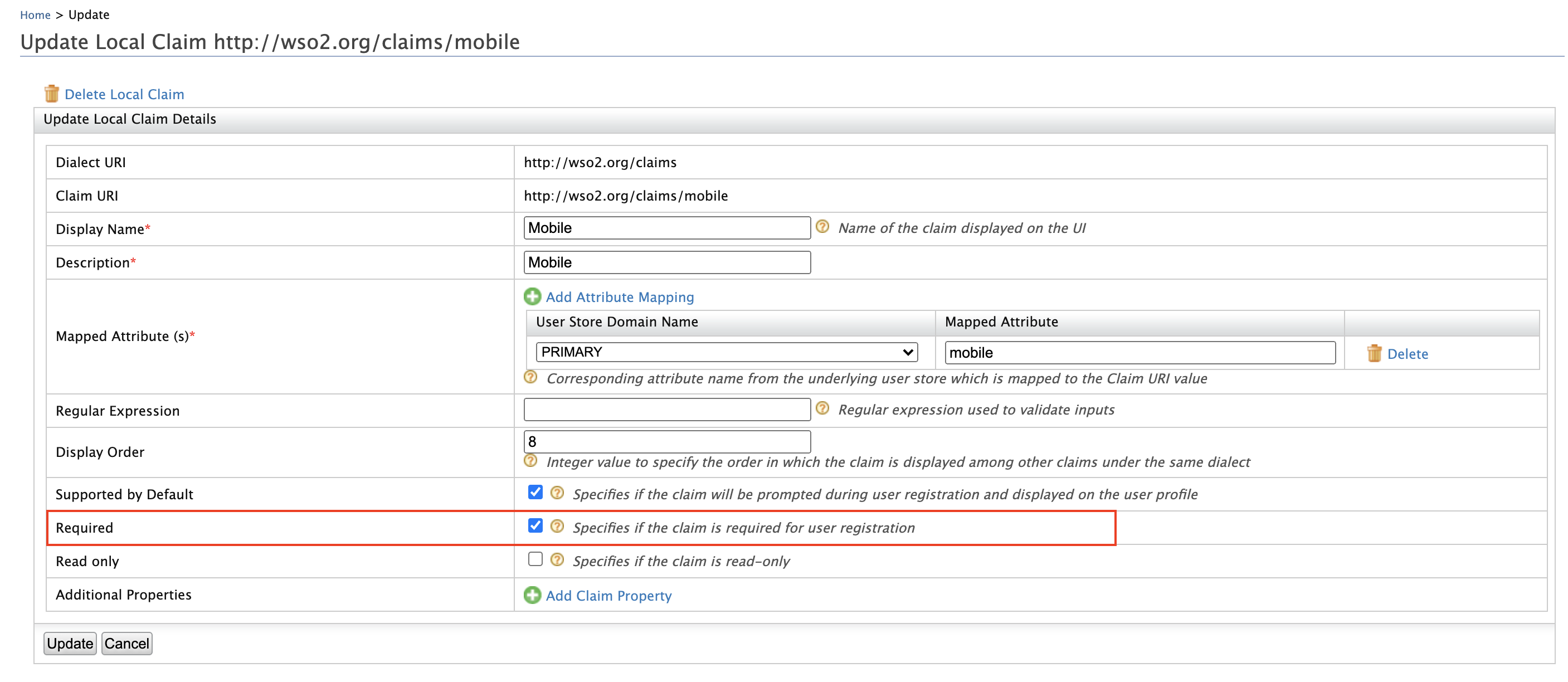 select-required-and-update