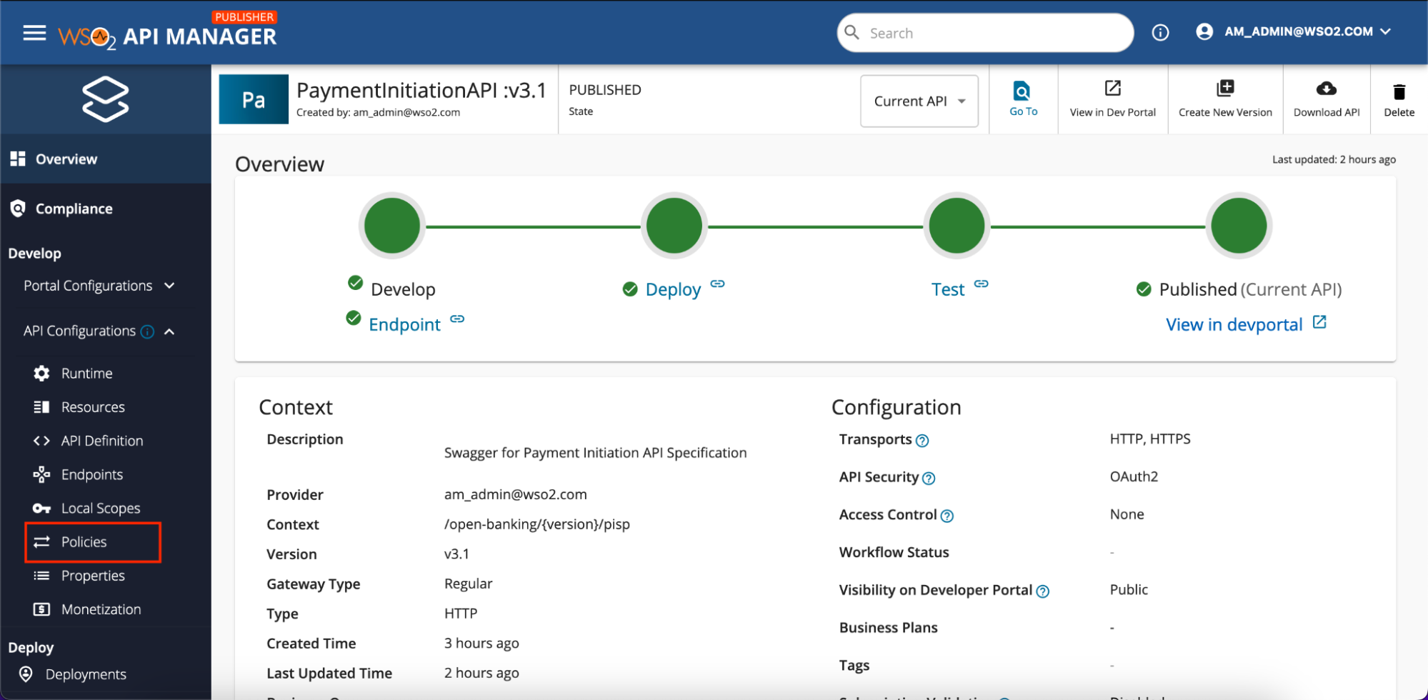 select-api-policies