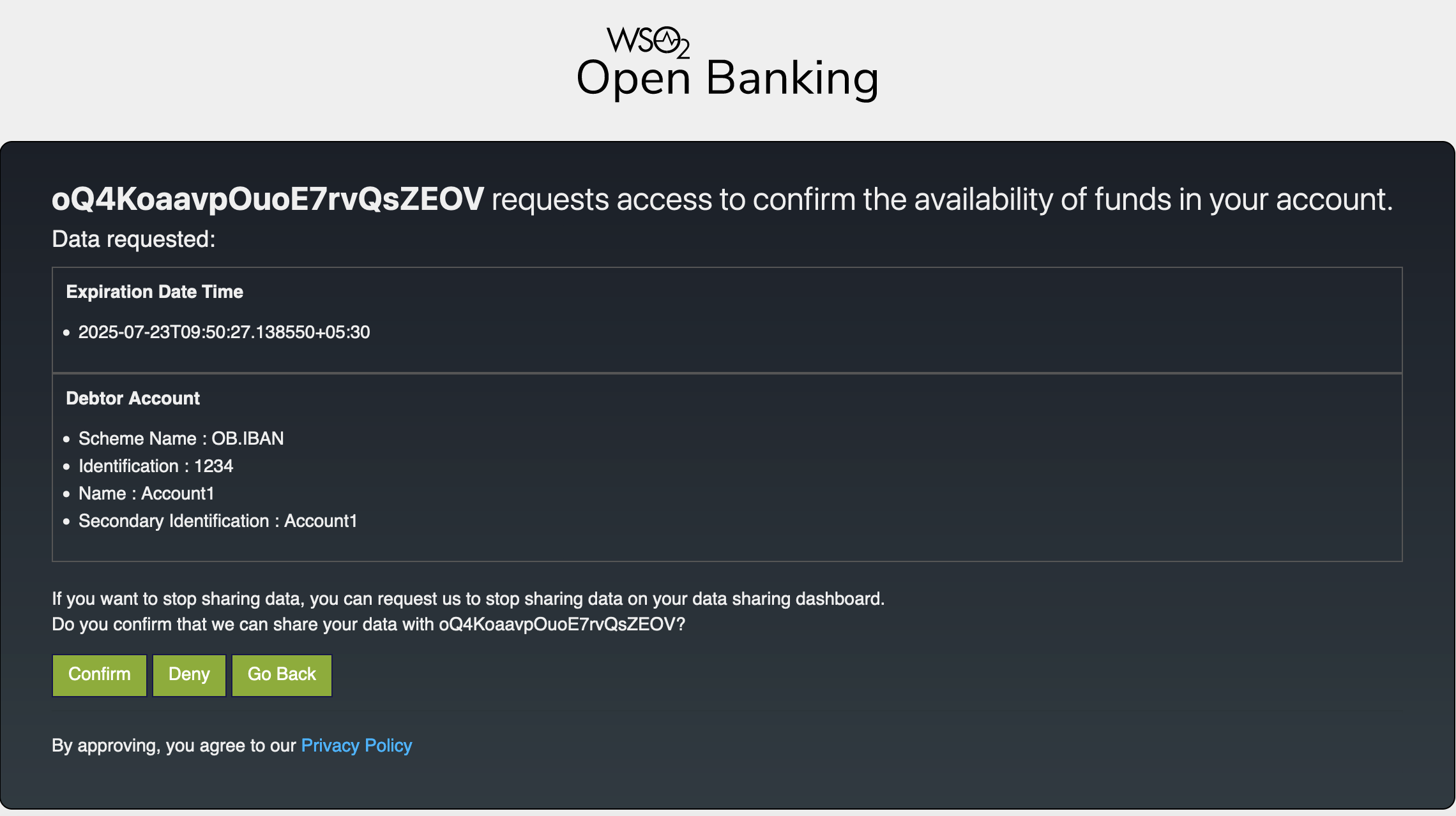 select accounts